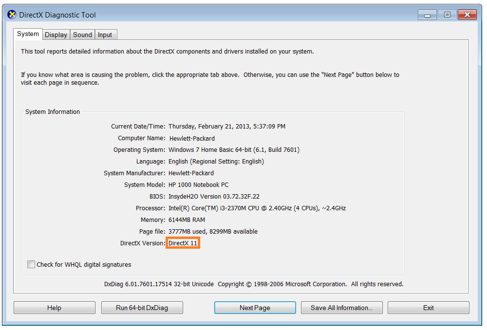 How To Perform A Directx Update