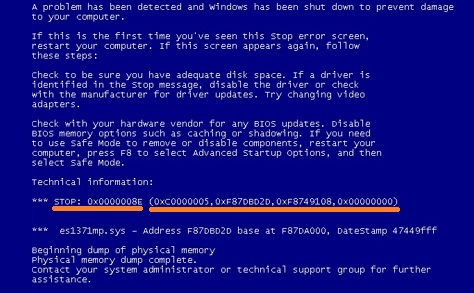 STOP errors - BSoD - Error Code - WindowsWally