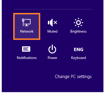 how to setup lan connection windows 8