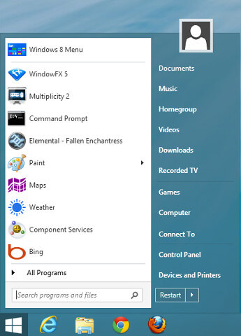 Windows 8 - How to Add a Start Menu to Windows 8 -- Windows Wally