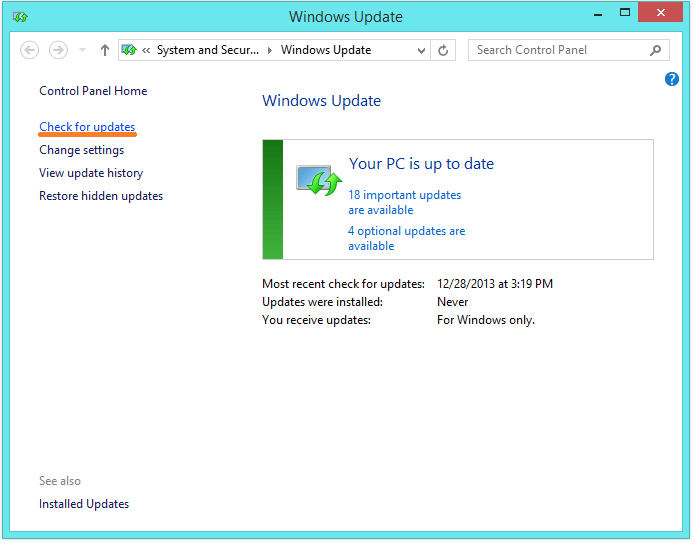 DRIVER_POWER_STATE_FAILURE - Windows update - check for updates -- Windows Wally