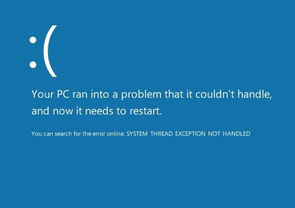 System_Thread_Exception_Not_Handled - Cover - 2 - BSoD -- Windows Wally