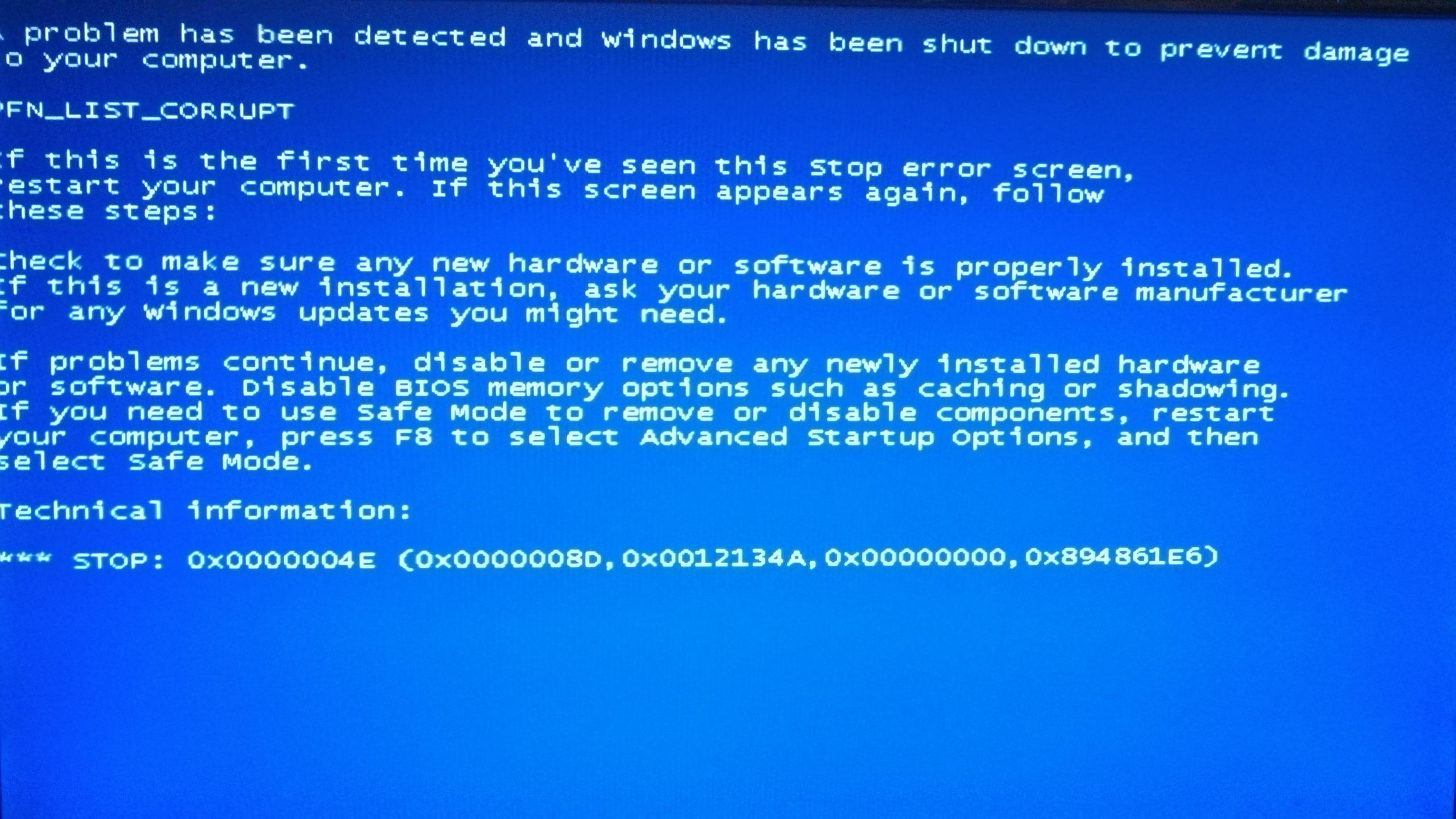 softperfect ram disk blue screen