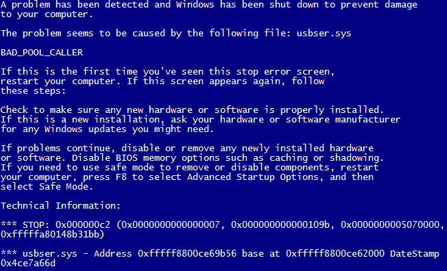 Bad_Pool_Caller - Cover - BsOD -- Windows Wally