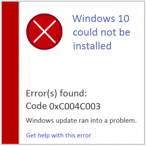 Error 0xC004C003 - Featured -- Windows Wally