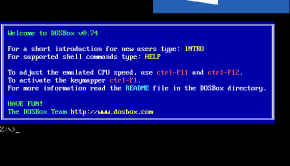 Windows 10 - Old Software - DOSBox -- Windows Wally