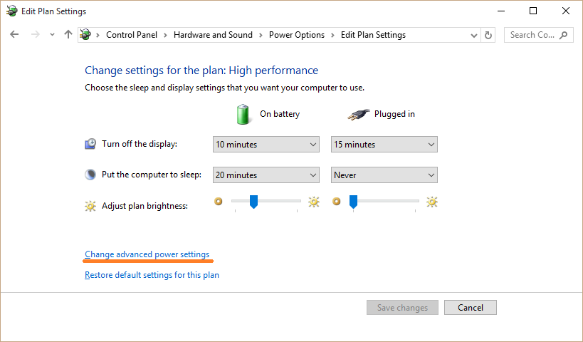 USB Ports - Power Options - Change advanced power settings - Windows 10 - WindowsWally