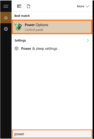 USB Ports - Start Menu - Power Options - Windows 10 - WindowsWally