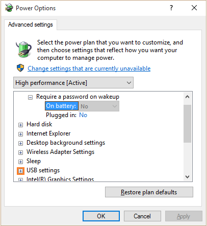 USB Ports - USB Selective Suspend setting - WindowsWally