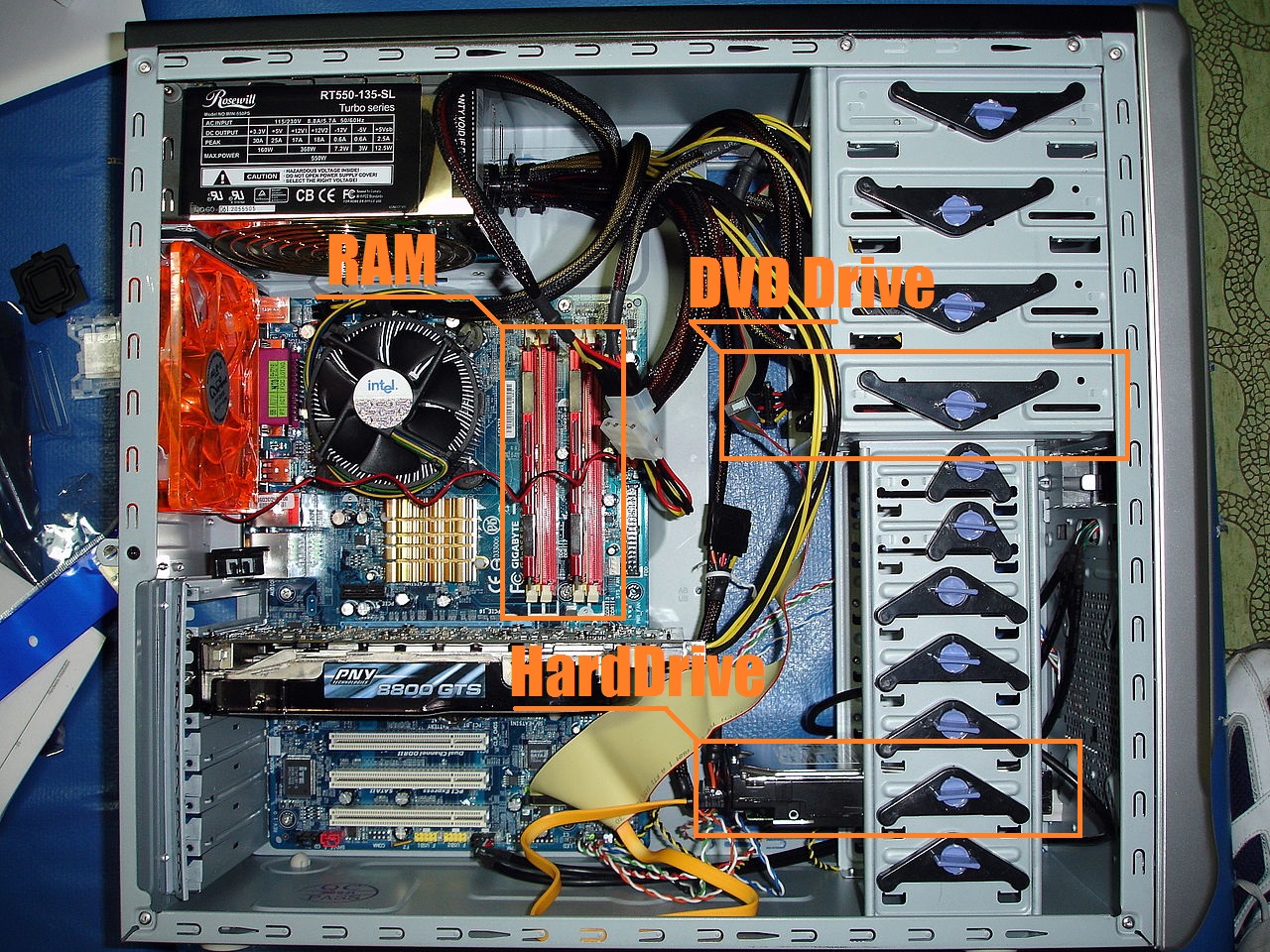 0xc00000e9 - Parts of a CPU - Parts of a Computer - Labeled - Windows Wally