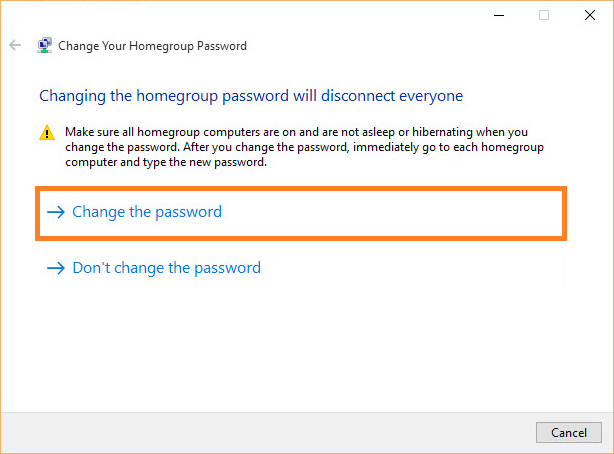 Homegroup -- Windows 10 - Change Homegroup Password - 2 - FreePowerPointTemplates