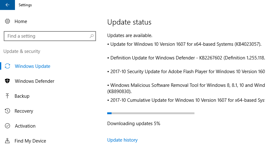 0x80070422 -- Windows 10 AE - Windows Update - 11 - Windows Wally