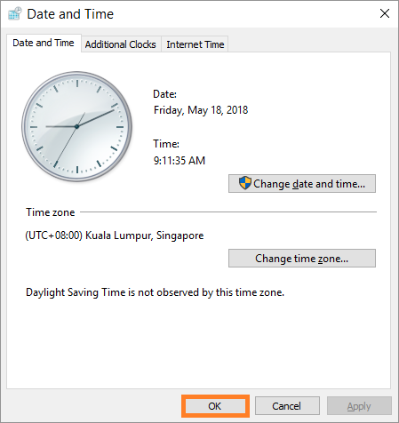 0x80072F8F -- Windows 10 - timedate.cpl - 5 - Windows Wally