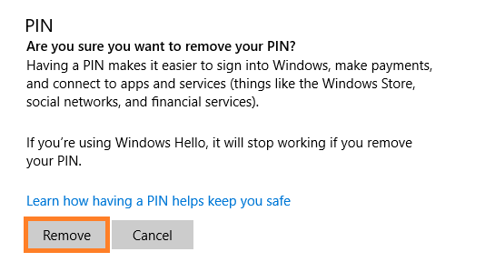 0x8009002d - Windows 10 - Set up PIN sign-in - Remove - 2 - Windows Wally